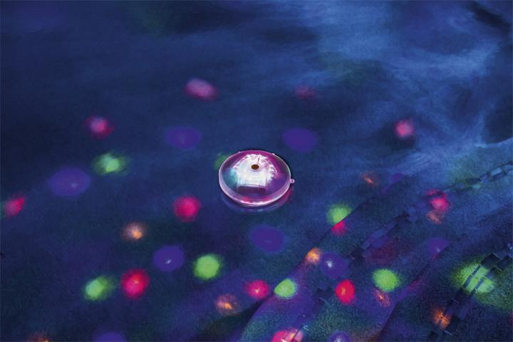 Actual product image Bestway Flowclear LED Floating Pool Light