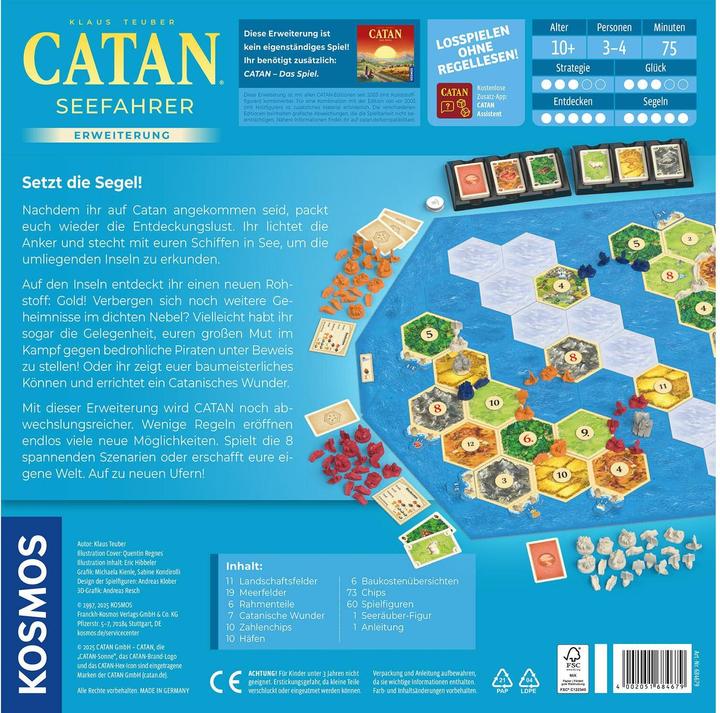 Productafbeelding Kosmos CATAN - Seefahrer (Duits)