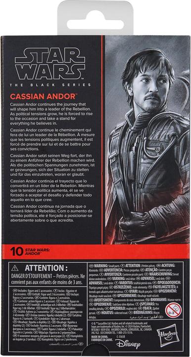 Actual product image Hasbro Star Wars: Andor Black Series action figure Cassian Andor 15 cm