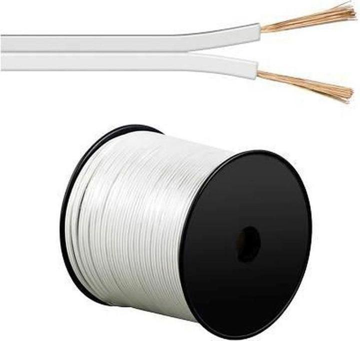 Actual product image HDgear Speaker cable 2,50mm² White OFC (100 m, 2.50 mm²)