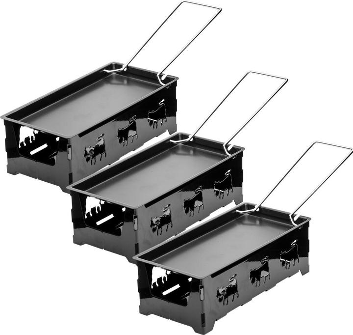 Image du produit Casativo Set de 3 bougies à raclette pliables pour 1 personne