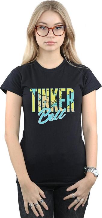 Immagine prodotto Disney Tinker Bell Wording Infill Maglietta Donna (M)
