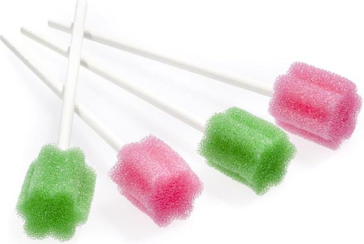 Produktbild Ampri Mundpflegestäbchen mit Schaumstoffkopf neutral (250 x)
