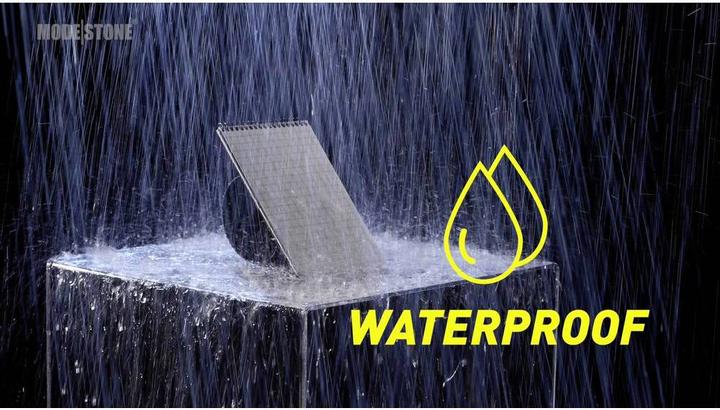 Produktbild Modestone Wasserfester Notizblock (76 x 130 mm, Kariert, Weicher Einband)