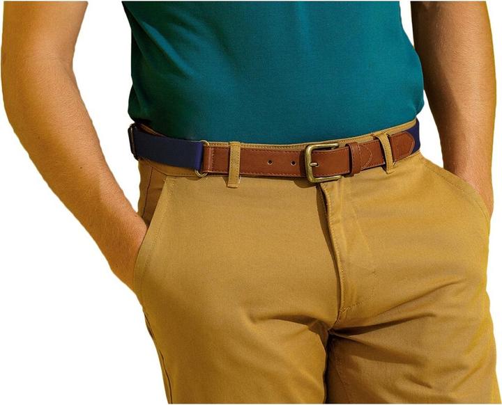 Actual product image Asquith & Fox Faux Leather And Canvas Belt (One size)