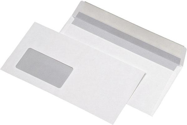 Immagine prodotto Mailmedia Buste DIN lunghe, FSC, adesivo sensibile alla pressione (110 x 220 mm, 1000 x)