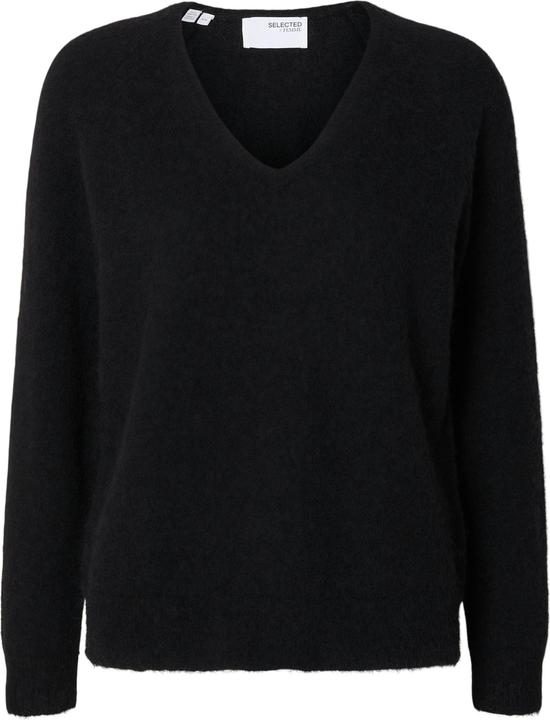 Actual product image Selected Femme V-neck knit jumper (XL)