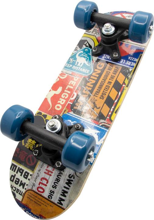 Actual product image Jurassic World Dominion Mini Skateboard Out Of Wood 43x12x8 cm