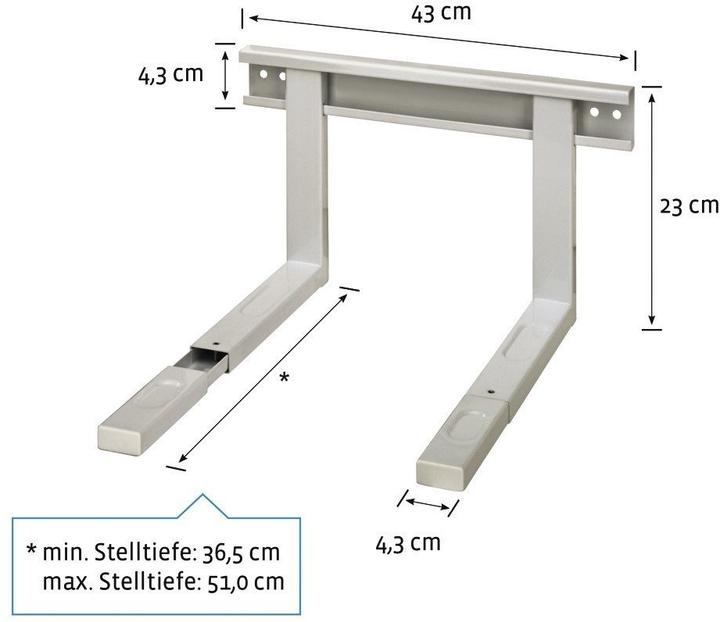 Produktbild Hama Mikrowellenhalterung