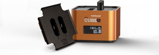 Actual product image Hähnel ProCUBE 2 plate for Sony NP-BX1 battery camera charger