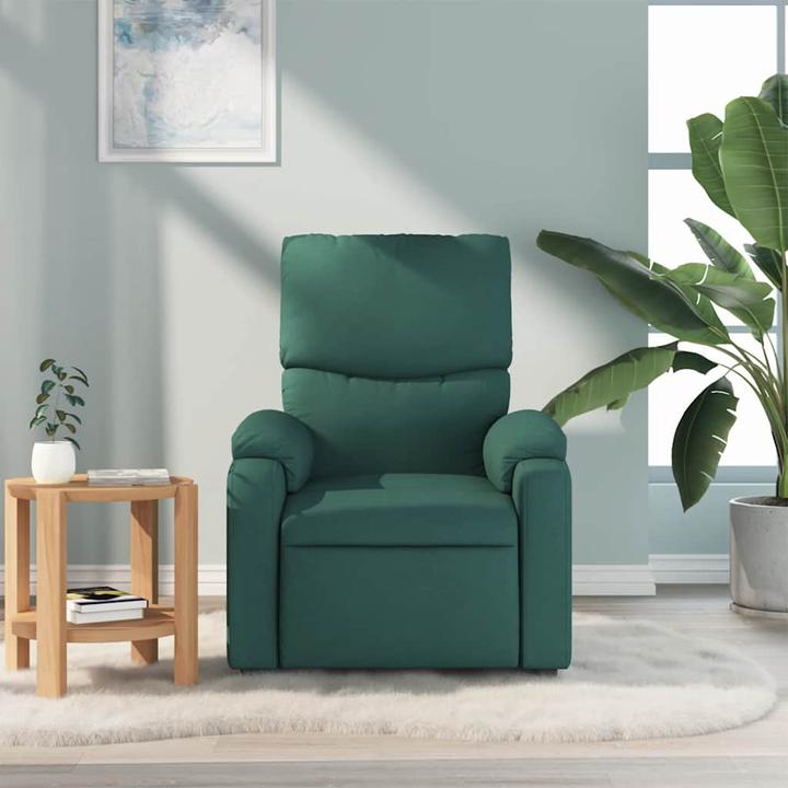 Image du produit VidaXL Fauteuil de massage vert foncé Tissu,Couleur : vert foncé,Matériaux