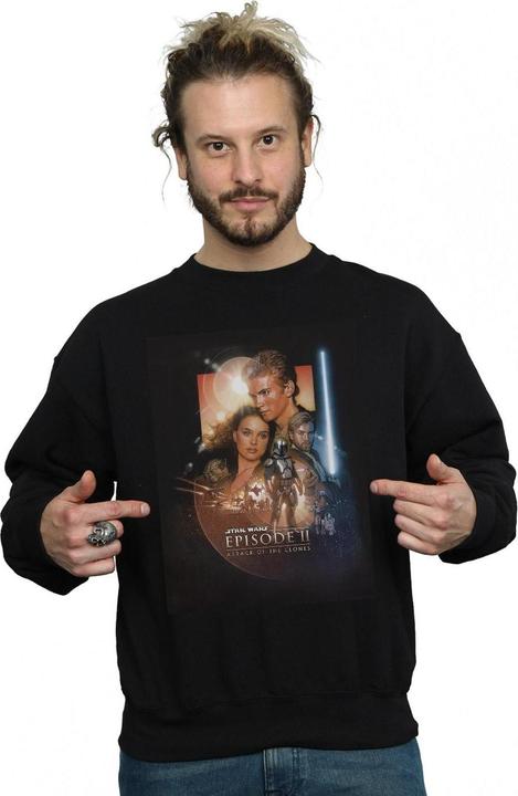 Produktbild Star Wars Episode II Movie Poster Sweatshirt (M)