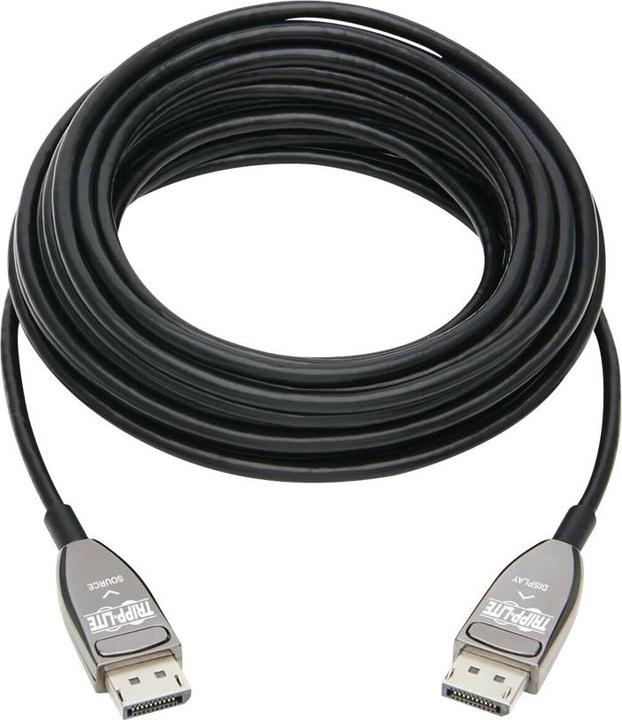 Produktbild Eaton DisplayPort Active Optical Cable AOC 8K 60 Hz M/M CL3 Rated Latching Connectors Blac (10 m, DisplayPort)