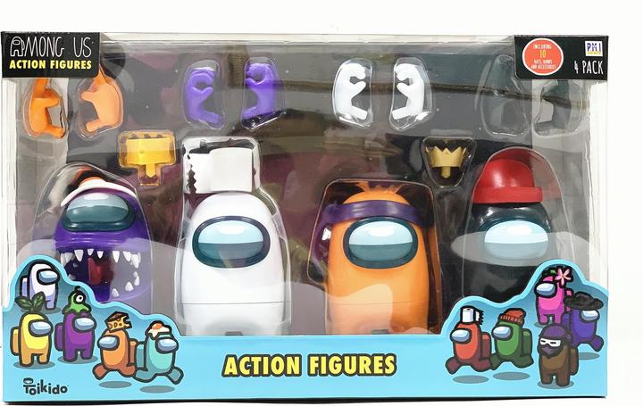 Immagine prodotto Among Us Action Funko 4-Pack Crewmates 12 cm