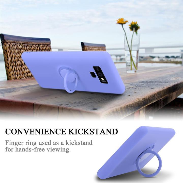 Actual product image Cadorabo TPU Liquid Ring Silicone Case Cover (Samsung Galaxy Note 9)
