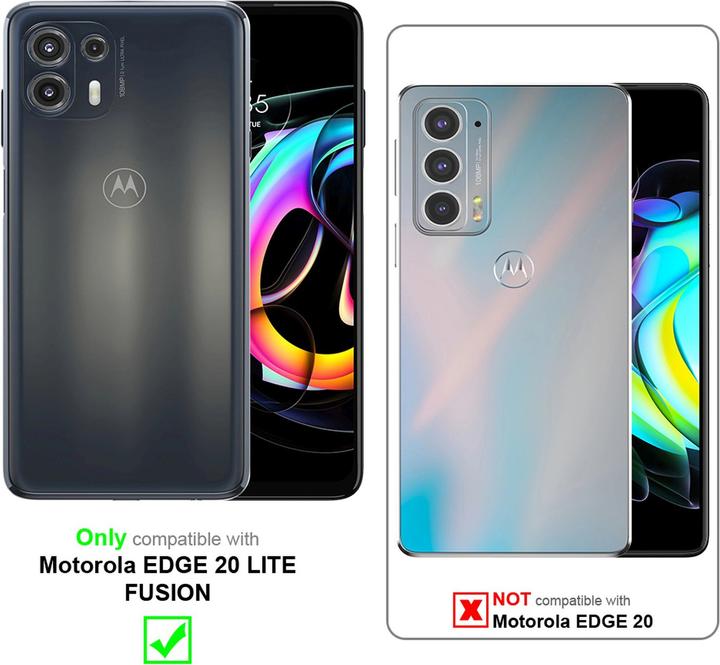 Immagine prodotto Cadorabo Custodia per Motorola EDGE 20 LITE / FUSION a libro Invis. Stile magnetico (Motorola Edge 20 Lite)
