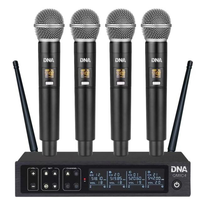 Produktbild No Name DNA QMIC4 Drahtlosmikrofon mit 4 Hand-Sendern