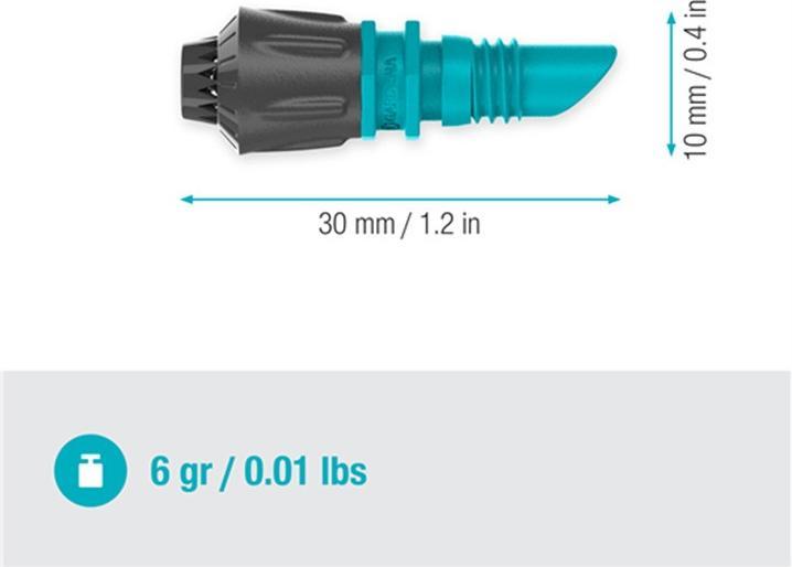 Actual product image Gardena Spray nozzle 360 (Drip irrigation dripper)