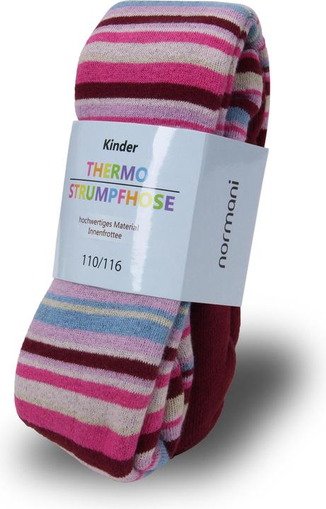 Image du produit Normani Collants thermiques rayés pour enfants (122/128)