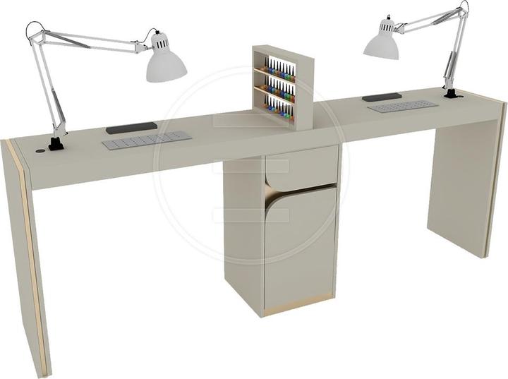 Alpeda Boho Double Nail Station Maniküre und Pediküre