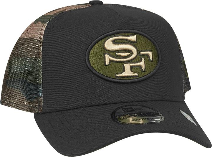 Produktbild New Era Snapback Trucker Cap - San Francisco 49ers wood camo (One Size)