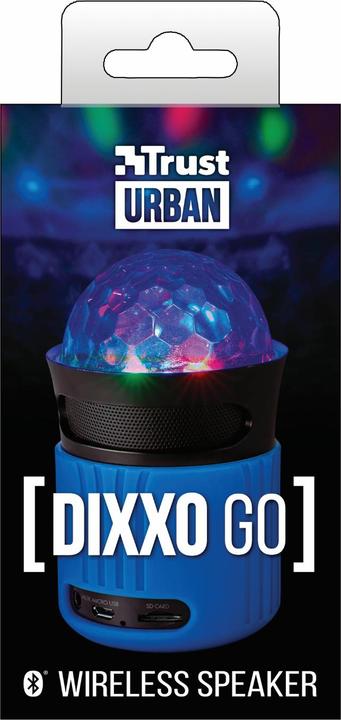 Immagine prodotto Trust il diffusore blu Dixxo Go (8 h, Batteria)
