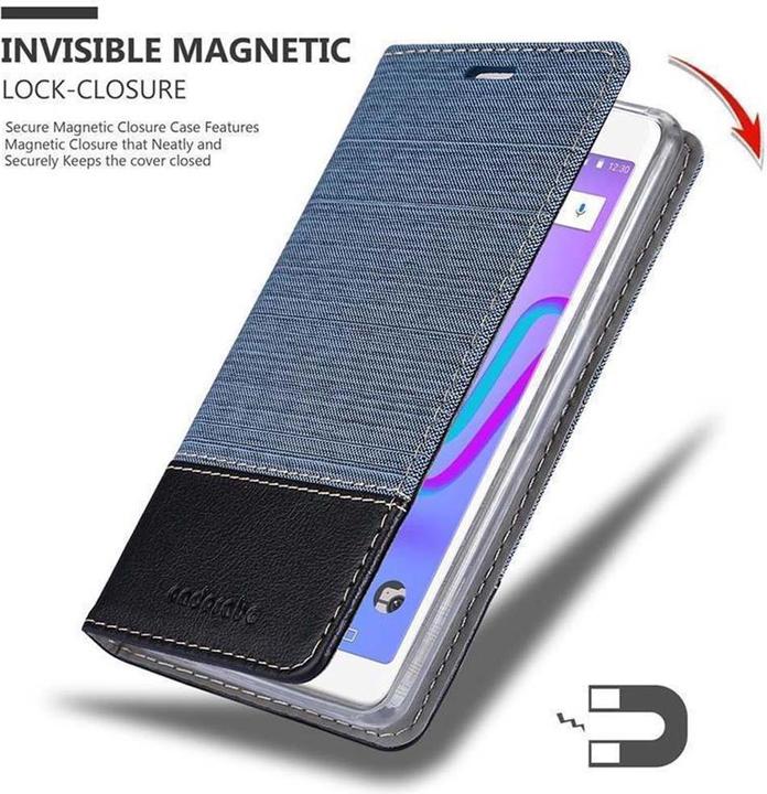 Produktbild Cadorabo Book Jeans Optik Cover (Wiko Jerry 3)