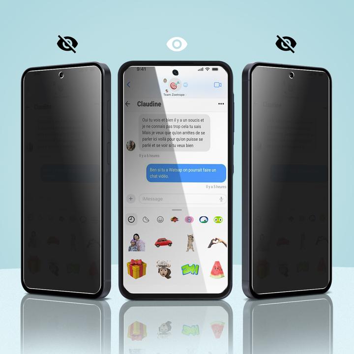 Actual product image Avizar ClearGuard Privacy Film (1 Piece, Samsung Galaxy A55)