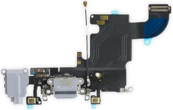 Produktbild Foxconn iPhone 6S Lightning Dock Connector Audio Flex Mikrofon grau schwarz (iPhone 6s)