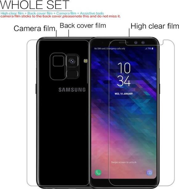 Actual product image Nillkin Super Clear Series (1 Piece, Samsung Galaxy A8 (2018))