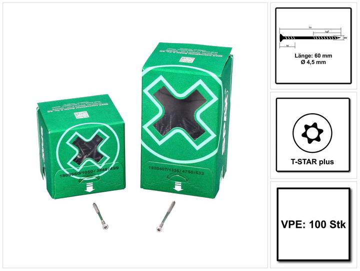 Productafbeelding Spax Gevelschroeven LK A2 (100 Schroeven per stuk)