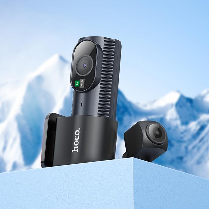 Produktbild Hoco Dash + Rear Camera DV8, 2K, 1.47inch LCD, schwarz
