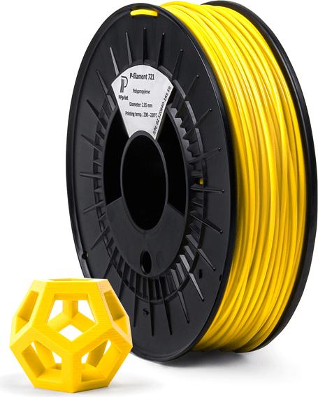 Produktbild PPprint Filament P-721 yellow 0.6kg 1.75mm (PP, 1.75 mm, 600 g, Gelb)
