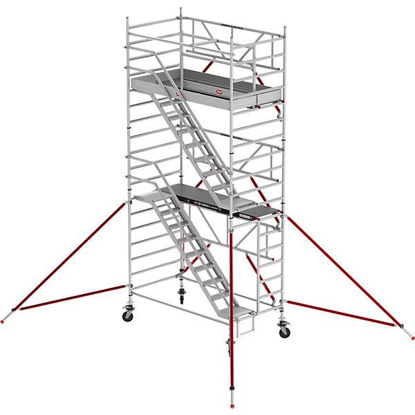 Actual product image Altrex RS TOWER 53 wide stairway tower, wooden platform, length 1.85 m, working height (Scaffolding, 190 cm)