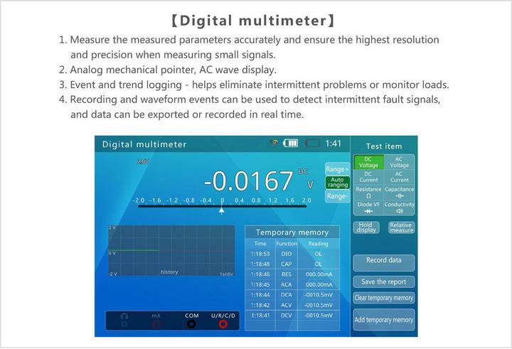 Actual product image Ernitec 7" touch screen test monitor