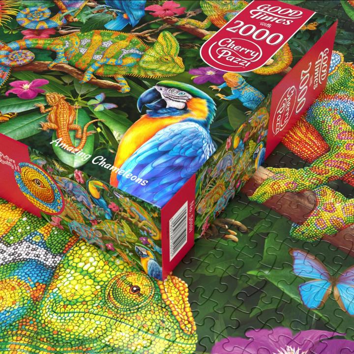 Immagine prodotto Cherry Pazzi Puzzle Amazing chameleons 2000 pezzi (2000 pezzi)