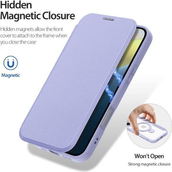 Produktbild Dux Ducis Skin X Pro 360° Ring Stand Series Lederhülle (Apple iPhone 16 Plus)