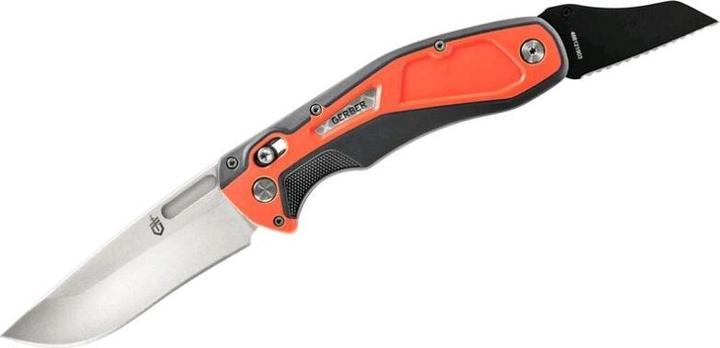 Image du produit Gerber Gear Couteau de chasse Gerber RANDY NEWBERG DTS, 2 lames, acier inoxydable 440C et D2, manche nylon (9.40 cm)