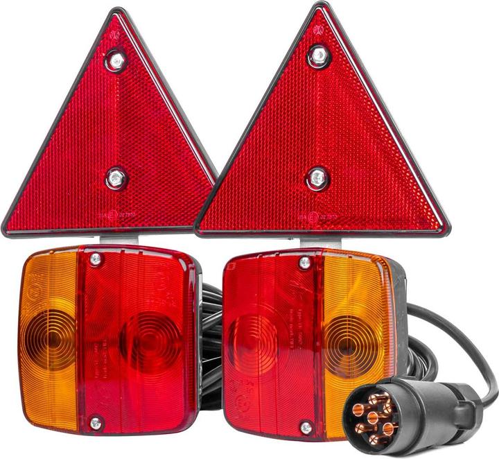 Amio Magnetically mounted trailer rear lights