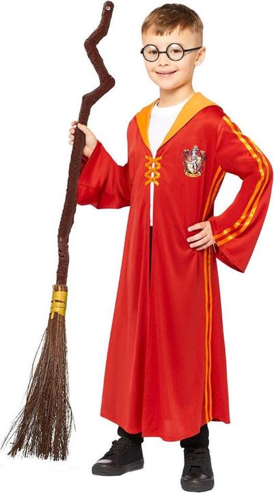 Actual product image Amscan Harry Potter Gryffindor Quidditch Robe for Children 8-10 Years (128)