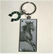 Actual product image Kögler Horse Key Chain-Brown Stallion, Retro 6x3c