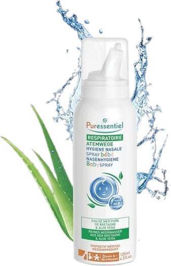 Produktbild Puressentiel Nasenh Sp Bab aloe ve 120ml (1 Stück)