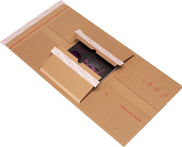 Immagine prodotto Ratioform Imballaggio per libri Vario Plus, con chiusura autoadesiva a 3 pieghe, lungh. x (230 x 160 mm, 1 x)