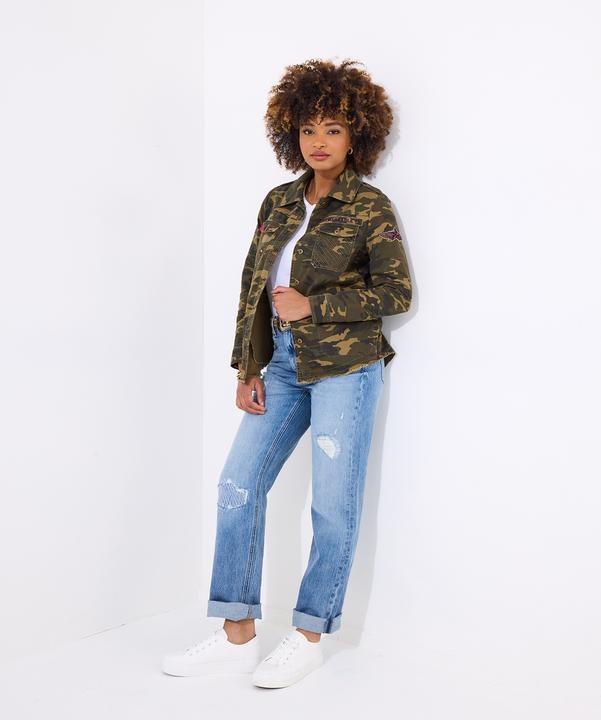 Actual product image Joe Browns BOUTIQUE Embroidered Camo Jacket (36)