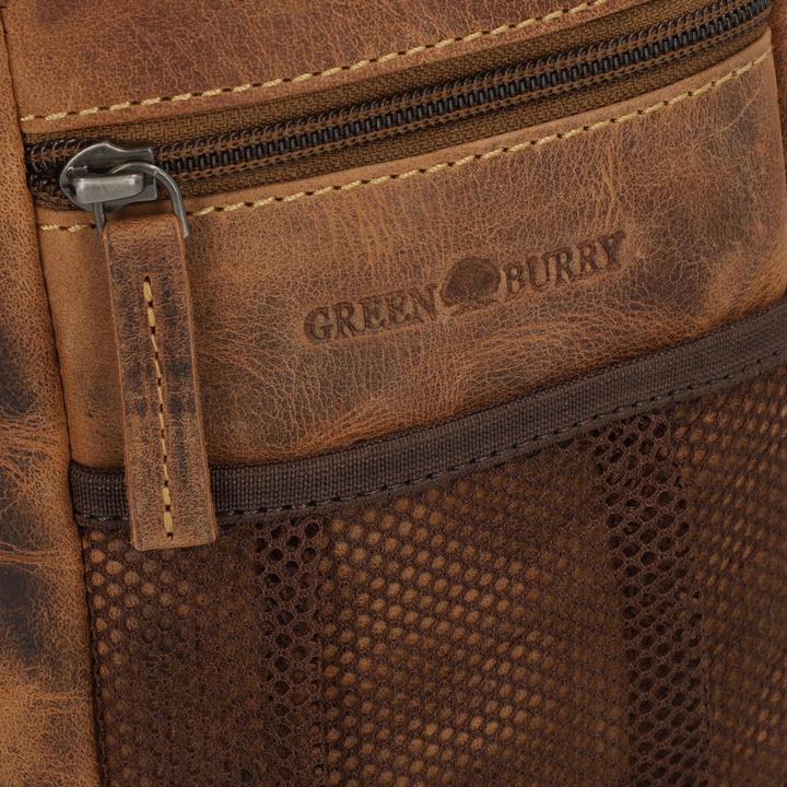 Actual product image Greenburry Vintage Mini Bag Umhängetasche Leder 13 cm
