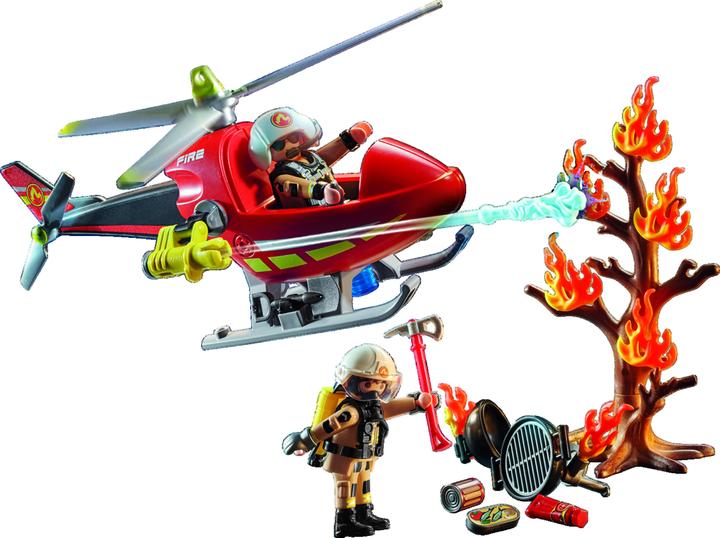 Actual product image Playmobil Fire brigade helicopter (71195, Playmobil City Action)