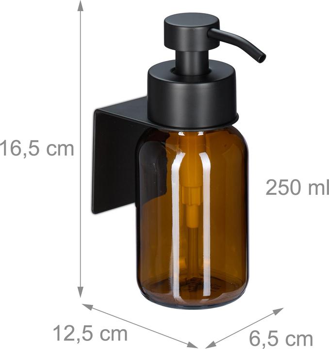 Actual product image Relaxdays Seifenspender zur Wandbefestigung