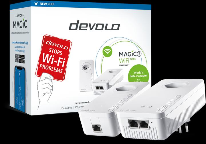 Produktbild Devolo Magic 2 WiFi next Starter Kit (2400 Mbit/s)