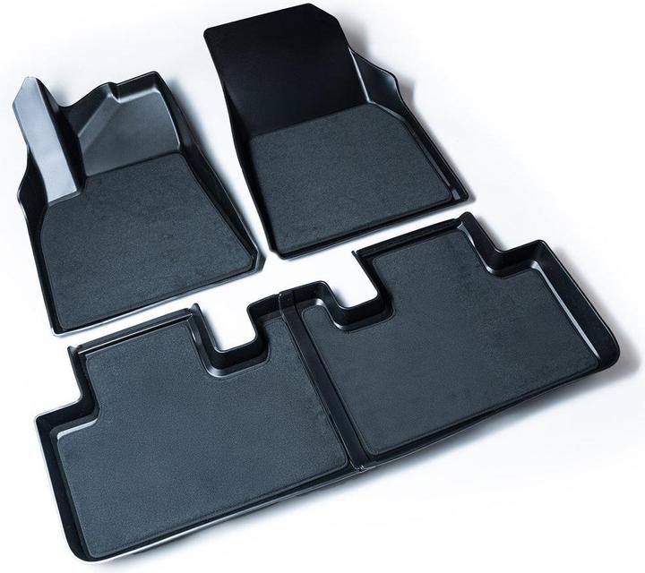 Actual product image 2befair Interior all-weather mats set for the Tesla Model Y (2 front mats + 2 rear mats)