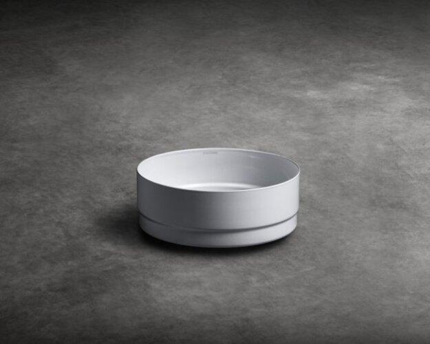 Actual product image Kaldewei Nueva washbasin bowl 3191, round, diameter 380mm, without overflow, 911206003 (502 mm, 481 mm)
